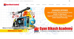 Desktop Screenshot of gyanbikashacademy.org